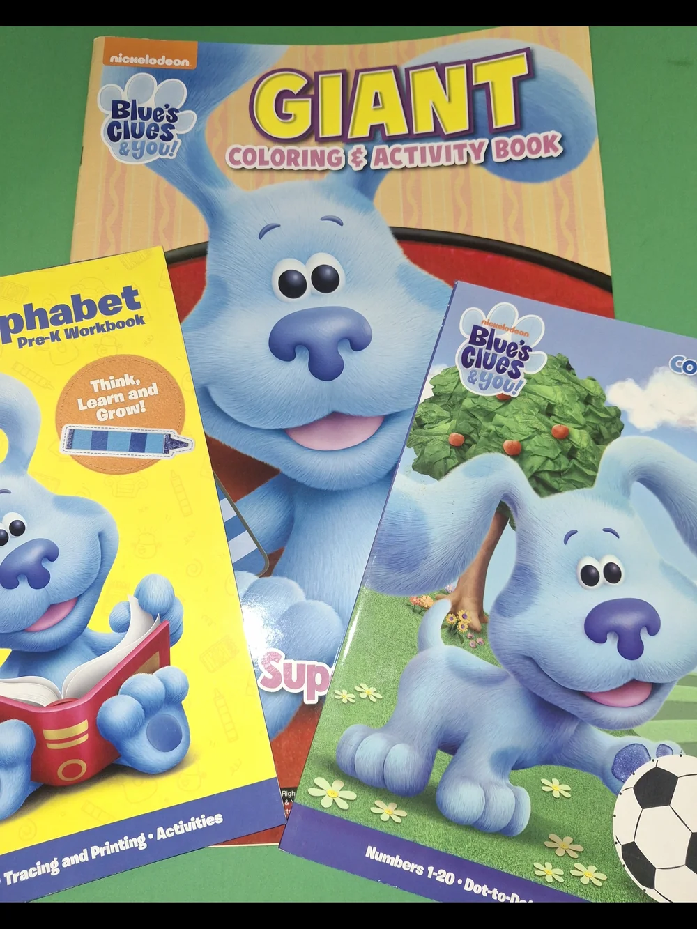 Giant Blue Coloring & Activity Book - Blue